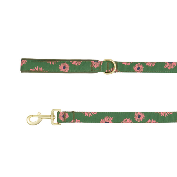 Top Paw Floral Dog Leash, 4 x 1 ft - Green