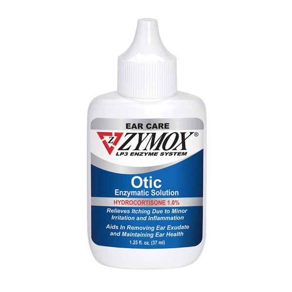 ZYMOX Otic Enzymatic Solution With Hydrocortisone For Treatment of Pet Ear Problems
