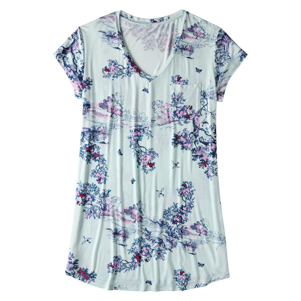 Serra Ladies Soft Sleep Shirt - Light Blue, M Same-Day Delivery or Pickup |  ALDI
