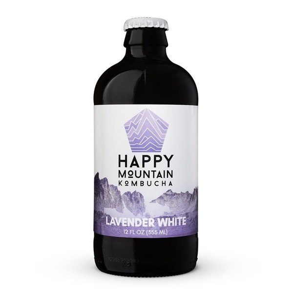 Happy Mountain Kombucha, Lavender White Same-Day Delivery or