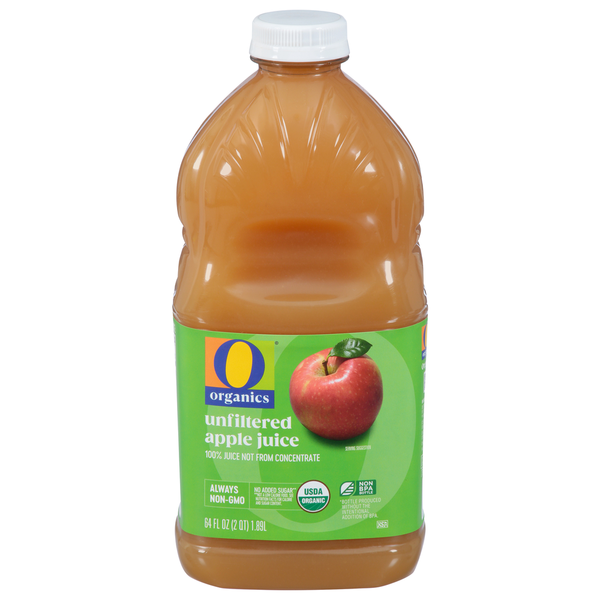 O Organics Juice, Apple, Unfiltered