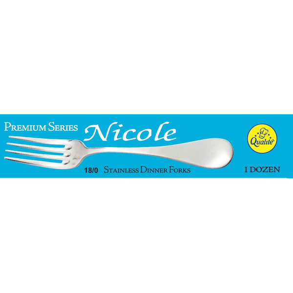 Qualite - Nicole Dinner Fork - dozen