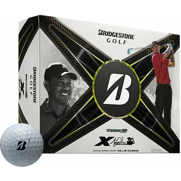 Bridgestone 2024 Tour B X Tiger Golf Balls - White
