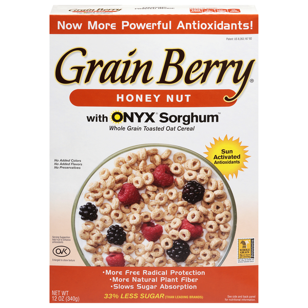 Grain Berry Honey Nut with Onyx Sorghum Cereal