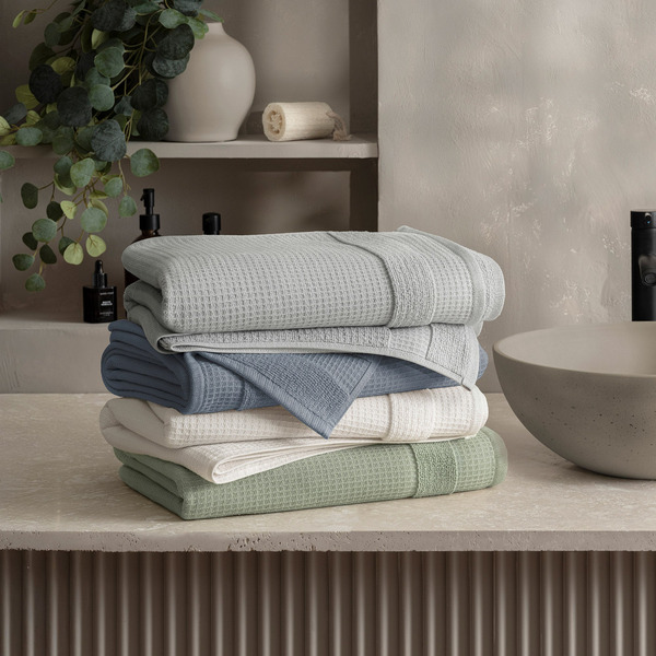 WelHome Waffle Bath Towels