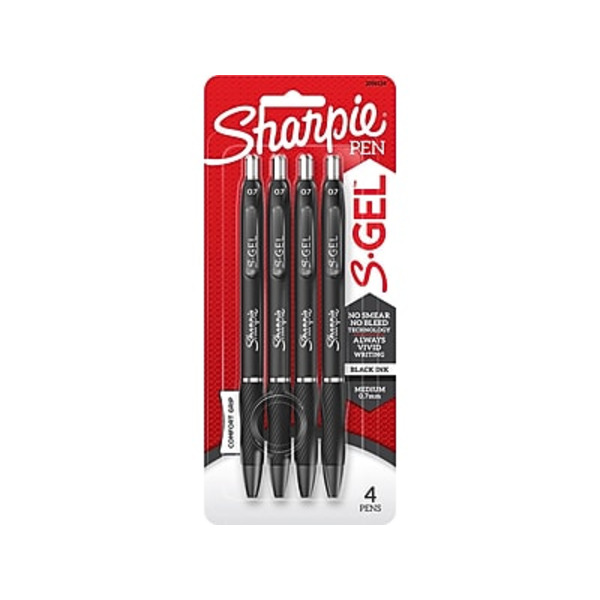 Sharpie Black 0.7mm Medium Pens