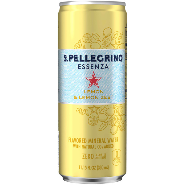 San Pellegrino Essenza Lemon & Lemon Zest Sparkling Flavored