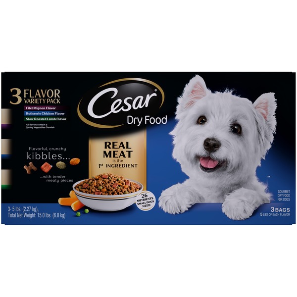 cesar dry dog food filet mignon