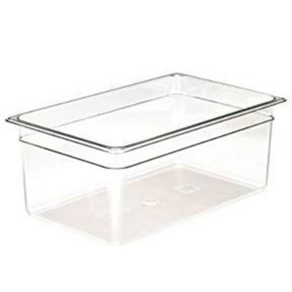 Cambro - Camwear Food Pan, 8" deep, full size, clear, NSF