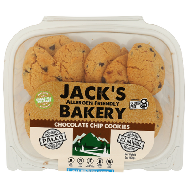 Jack's Allergen Friendly Bakery Chocolate Chip Paleo Cookies Same