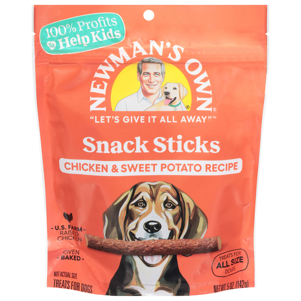 Newman's Own Snack Sticks for Dogs, Chicken & Sweet Potato