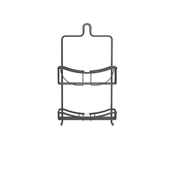 Better Living Venus 2 Tier Aluminum Shower Caddy In Black