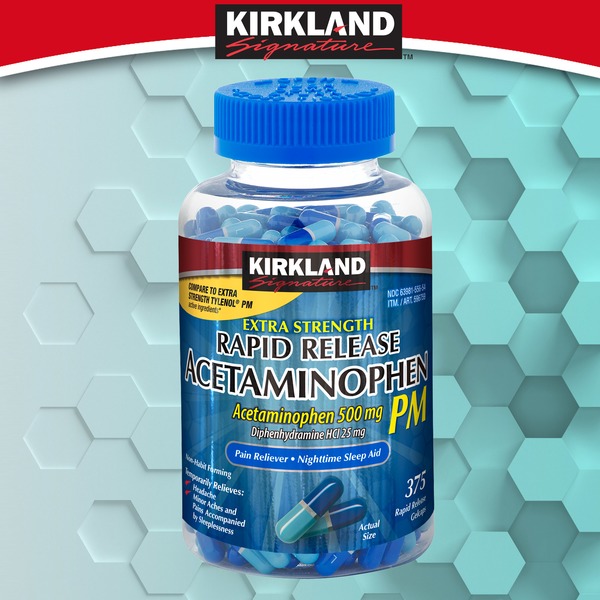 Kirkland Signature Signature Acetaminophen PM (375 ct) from Costco