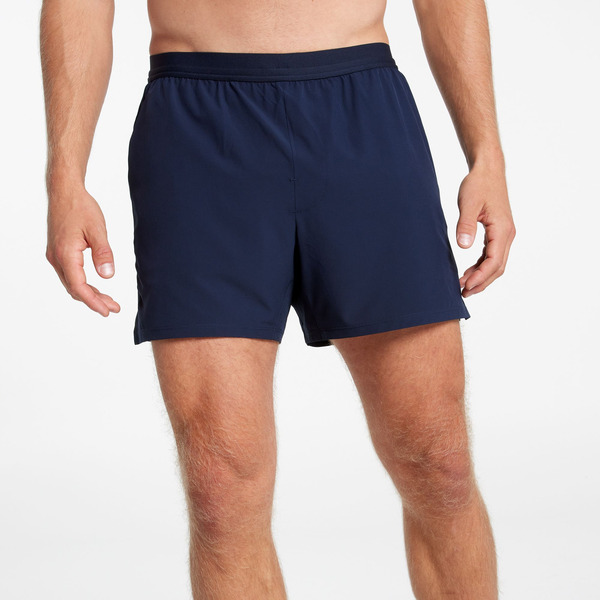 VRST Men's 5 Inch Inseam Accelerate Running Brief Shorts, Medium - Dark Navy