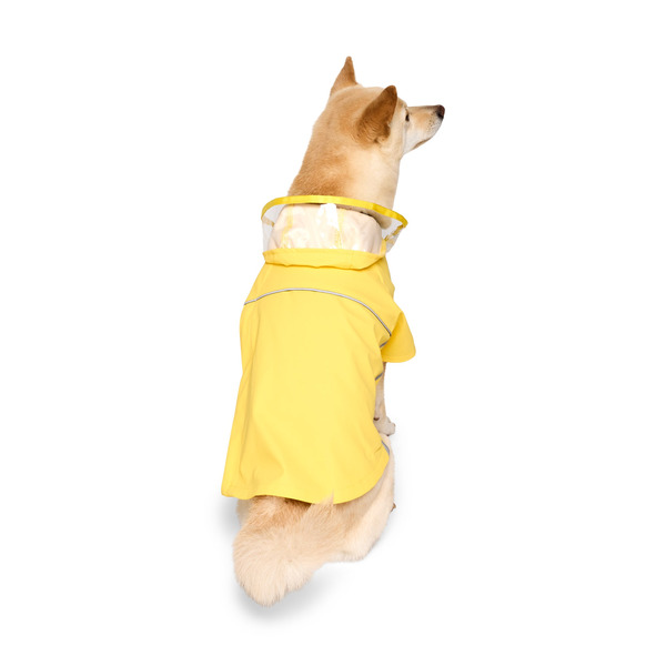Youly Classic Reflective Yellow Pet Raincoat, XS
