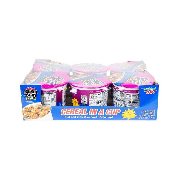 Kellogg's - Raisin Bran Cereal Cup - 6/2.8 oz