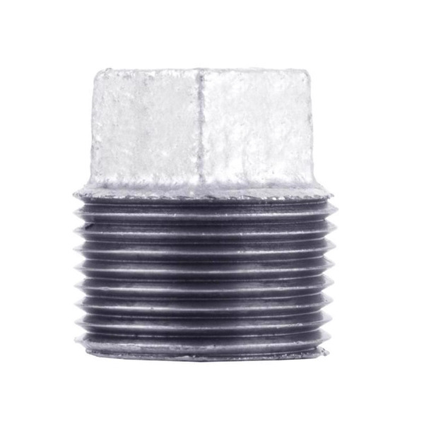 BK Products Malleable Galvanized Iron Plug - 1/2"