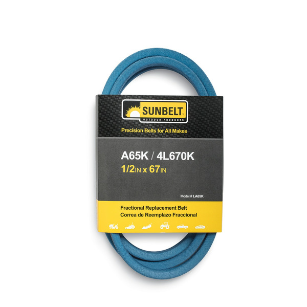 Sunbelt 1/2-in x 67-in Deck/Drive Belt, for Multiple Replaces OEM Part Number A65K, 4L670K