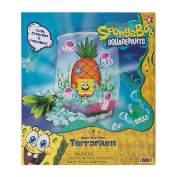 RMS International SpongeBob SquarePants Make Your Own Terrarium Set