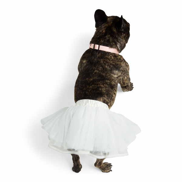 Merry Makings Tutu for Pets, L/XL - White