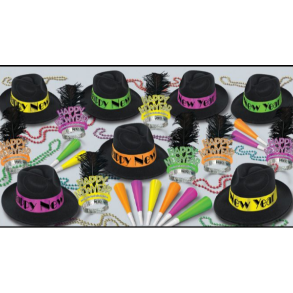 NYE Neon Swing Decorations - 25 person