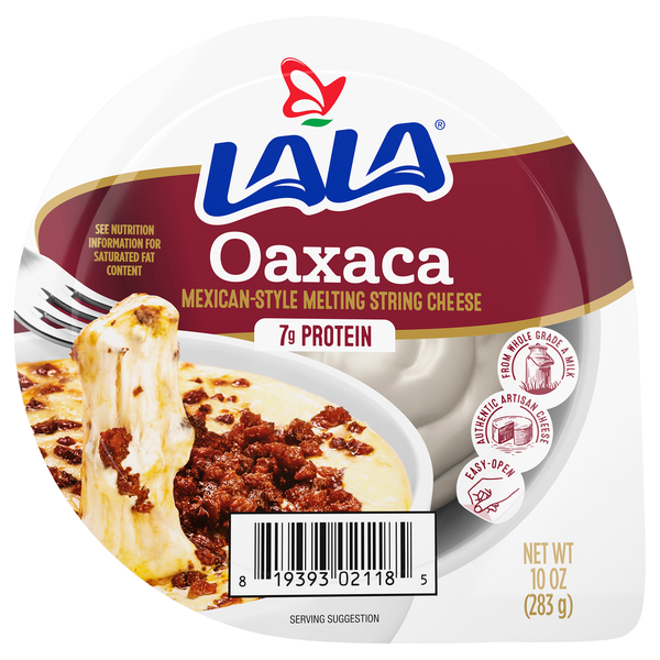 LALA Melting Mexican-Style Oaxaca String Cheese Same-Day Delivery