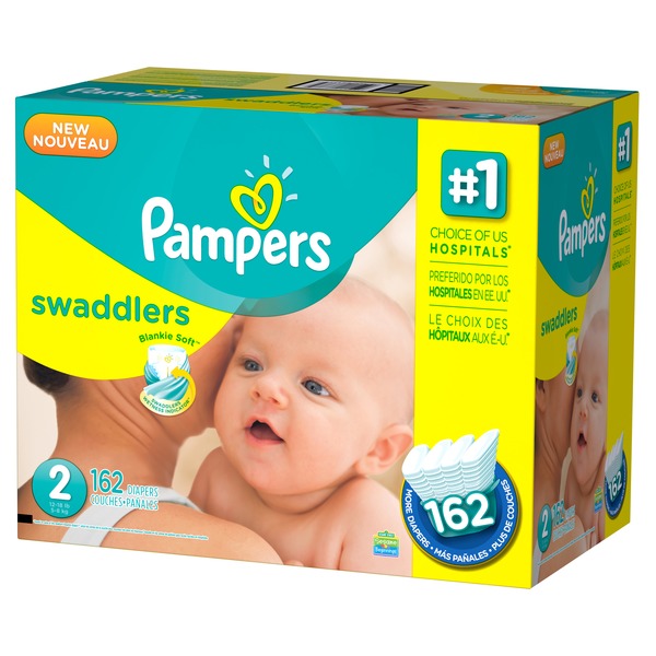 pampers swaddlers diapers size 2 162 ct from bjs wholesale club pampers swaddlers size 2 132 count