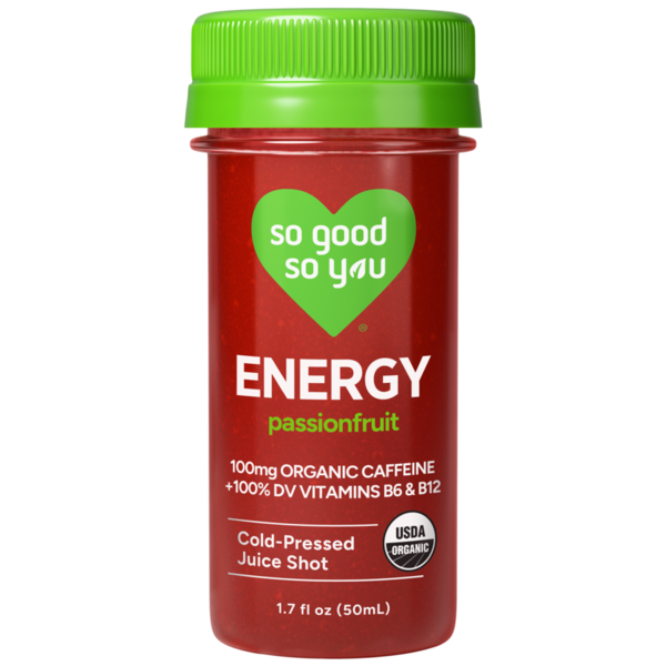 So Good So You Energy Passionfruit Organic Juice Shot Same-Day