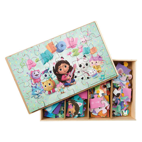 ALDI Spin Master Gabby’s Dollhouse Kids' Wood Puzzle Set Same-Day ...
