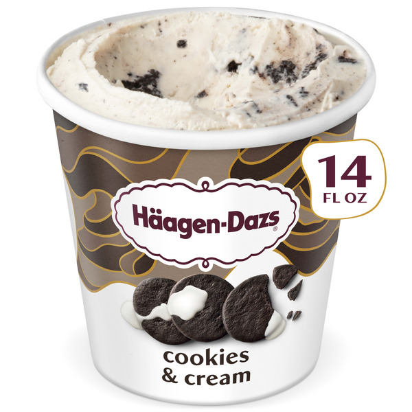 Haagen-Dazs Cookies & Cream Ice Cream Same-Day Delivery or Pickup