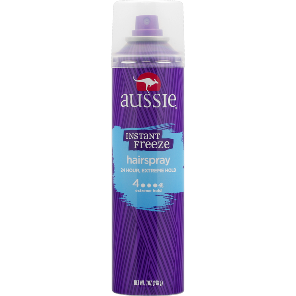 Aussie Hairspray, Instant Freeze, 4, Extreme Hold Same-Day