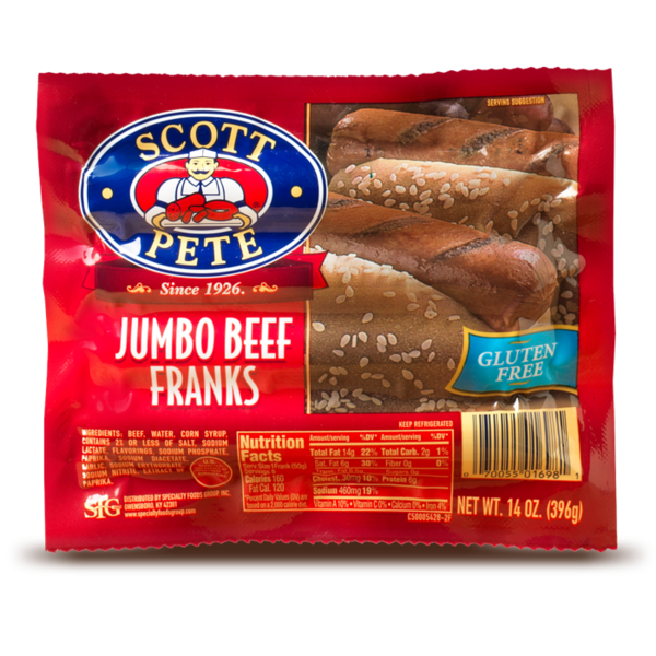 Scott Pete Jumbo Beef Franks Same-Day Delivery or Pickup | Tony's