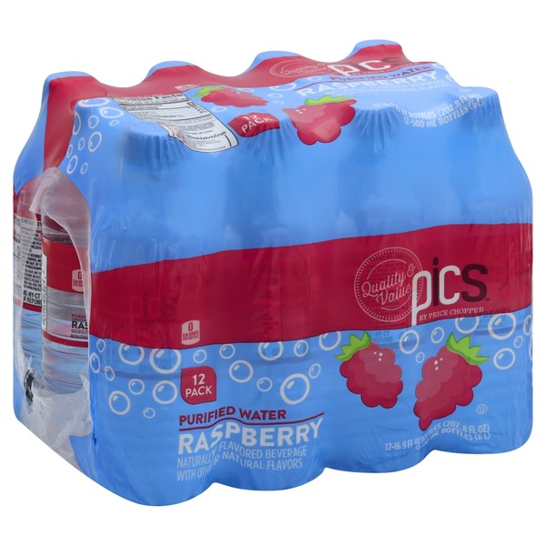 PICS 12pk Raspberry Flavored Purified Water Same-Day Delivery or Pickup ...