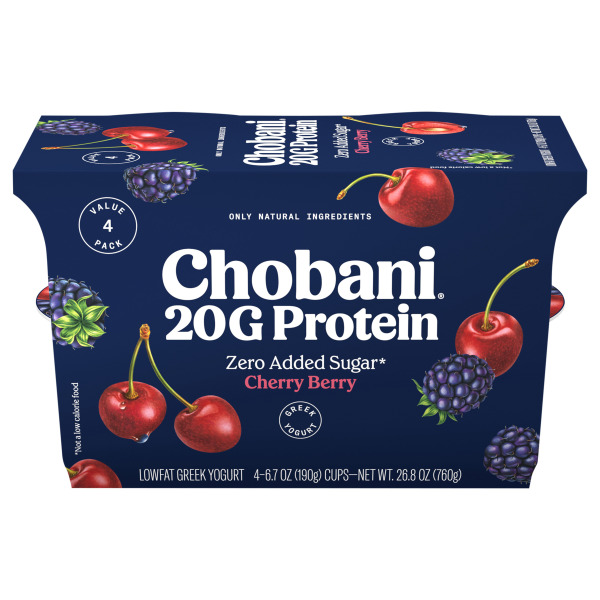 Chobani Lowfat Cherry Berry Greek Yogurt
