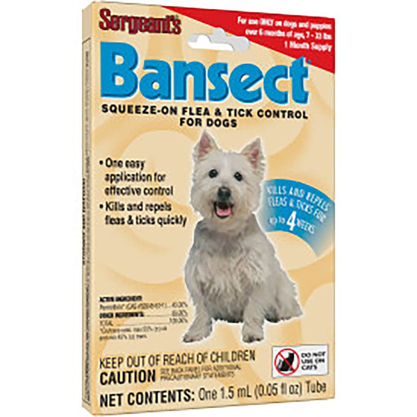 Sergeant's Flea Tick Control, for Dogs, Squeeze-On Same-Day