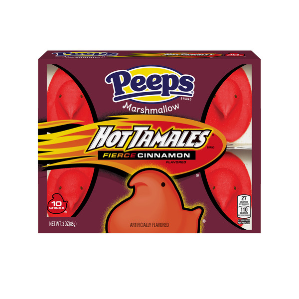 PEEPS Hot Tamales Cinnamon Flavored Marshmallow Chicks Same-Day