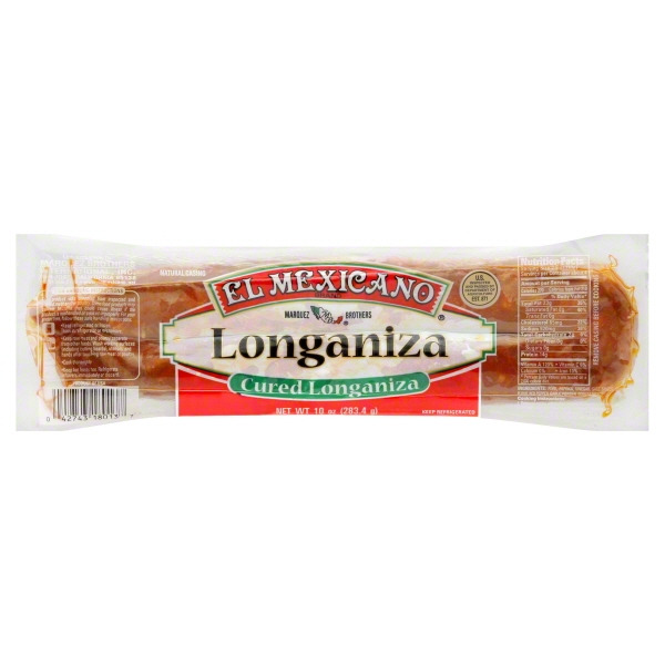 El Mexicano Longaniza, Cured