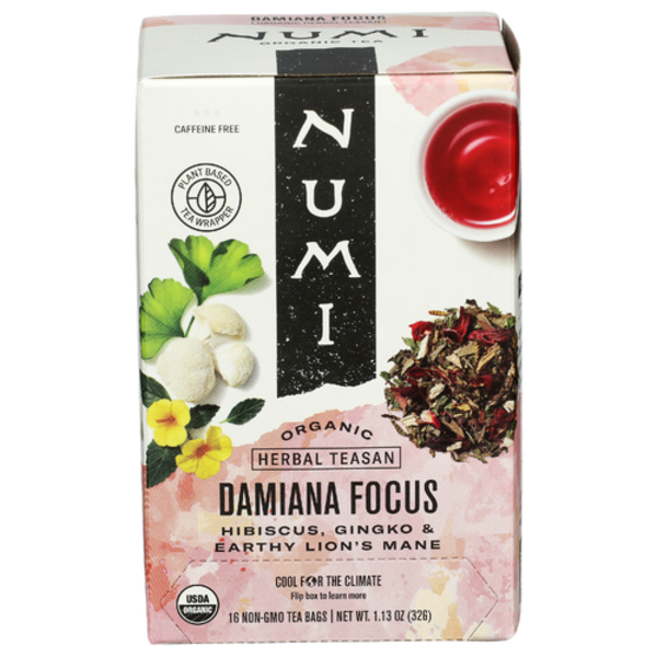Numi Organic Damiana Focus Herbal Tea