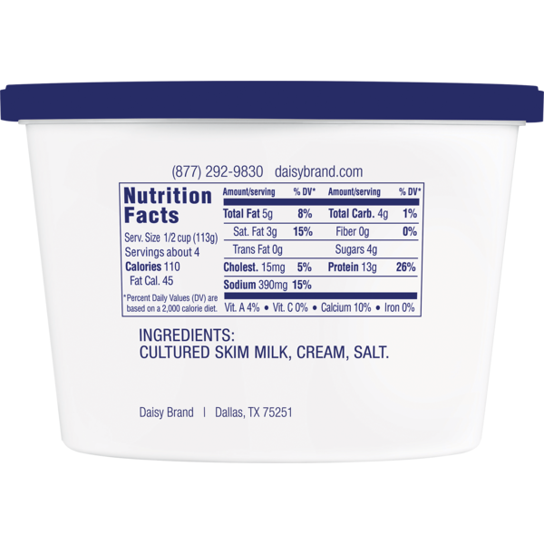Daisy Small Curd Cottage Cheese 16 Oz Instacart