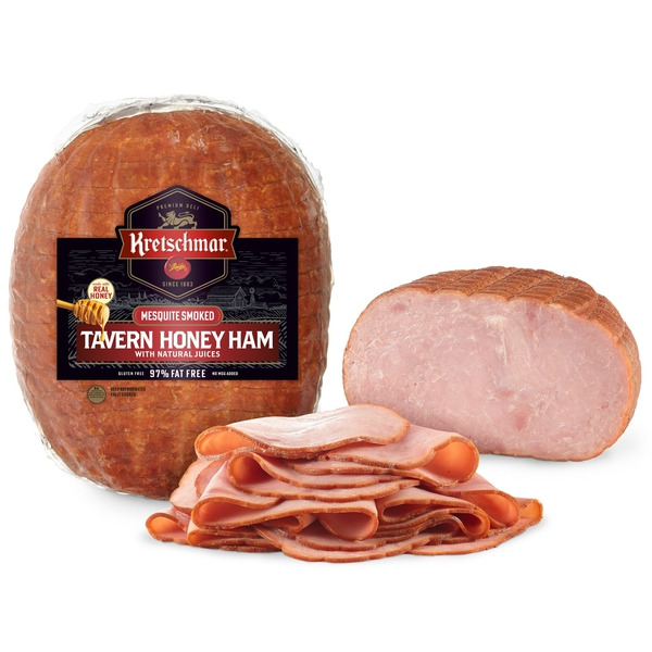 Kretschmar Mesquite Smoked Honey Tavern Ham Same-Day Delivery or