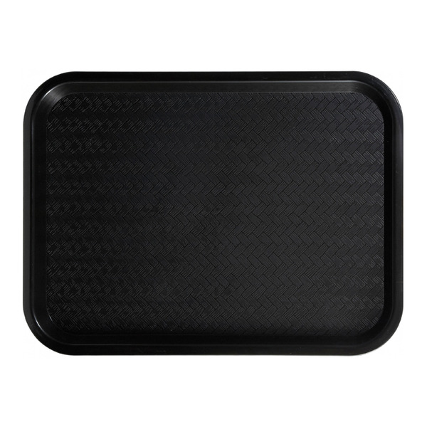 Winco - High Quality Plastic Cafeteria Tray, Black, 12 x 16 - 1 Ct.