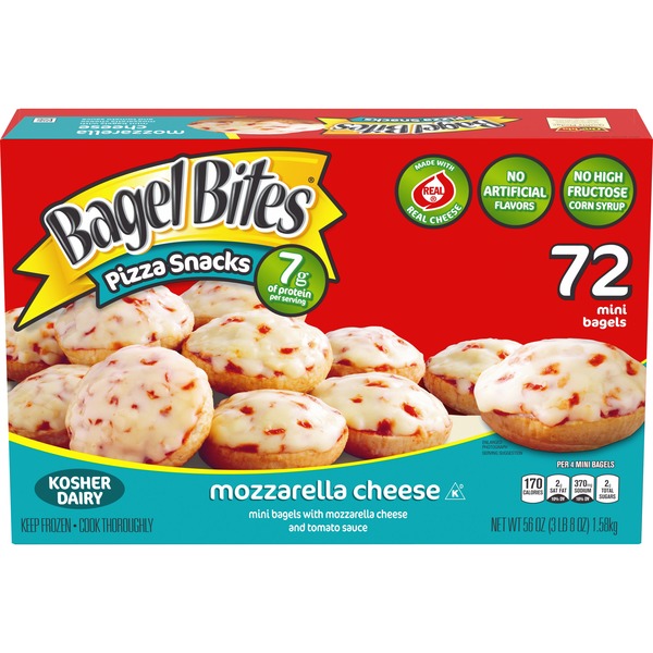 Bagel Bites Mozzarella Cheese Mini Bagels (56 oz) Instacart