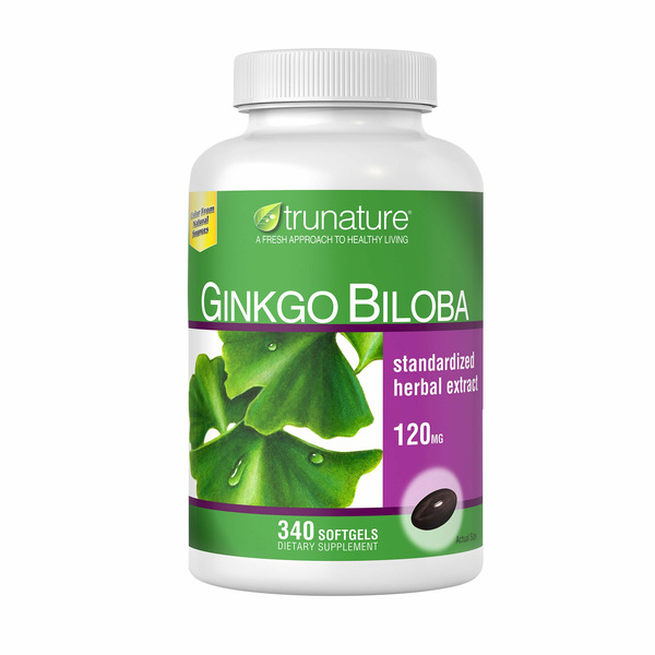 Trunature Ginkgo Biloba 120Mg 340 Softgels