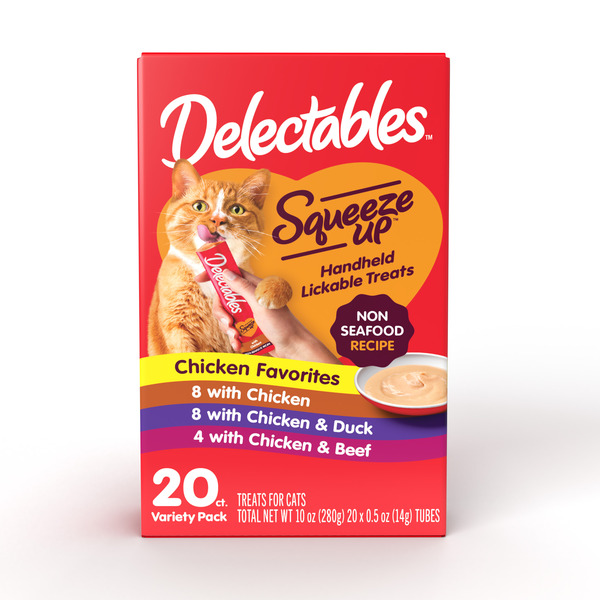 Delectables Squeeze Up Non Seafood Lickable Treats