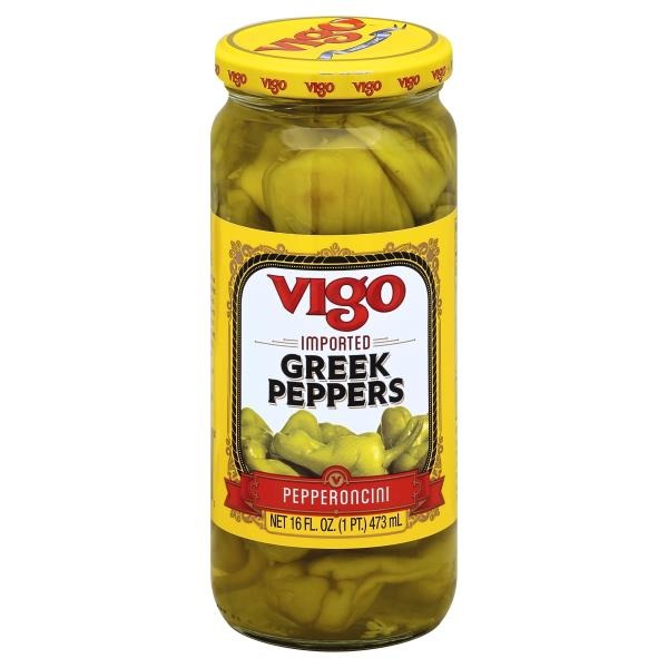 Vigo Greek Pepperoncini Peppers, Jar (16 oz) from Kroger Instacart