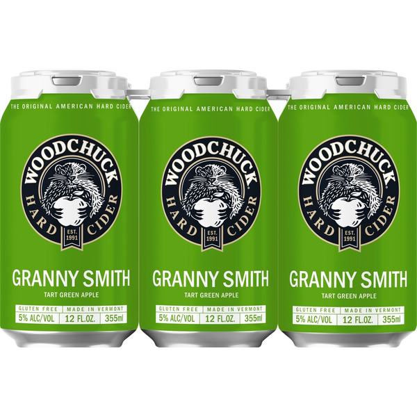 Woodchuck Hard Cider, Granny Smith, Tart Green Apple Same-Day