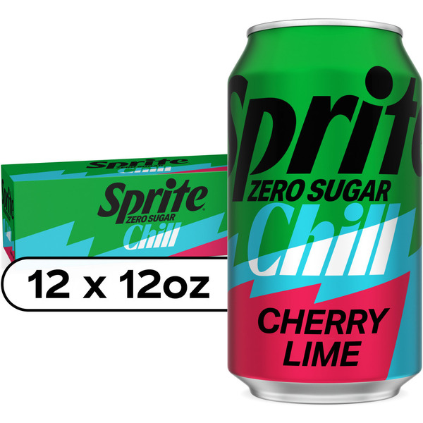 チロリ Sprite ® Chill Zero Sugar Cherry Lime Natural Flavor Soda Soft