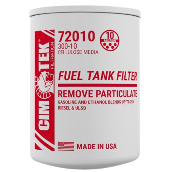 Cim-Tek Filtration 1 in. - 12 Thread Spin-On Fuel Filter for 92010