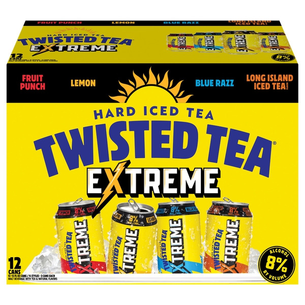 Twisted Tea Extreme Assorted Hard Iced Tea Same-Day Delivery or