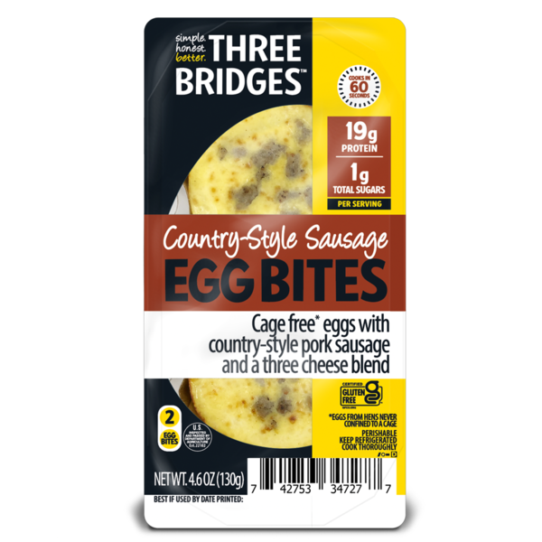 Three Bridges Country Style Sausage Egg Bite